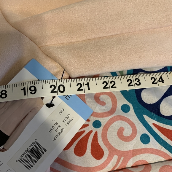 Kenneth Cole NWT light faux suede jacket blush pink L - Picture 6 of 7